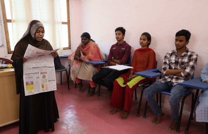 Newspaper Reading Activity